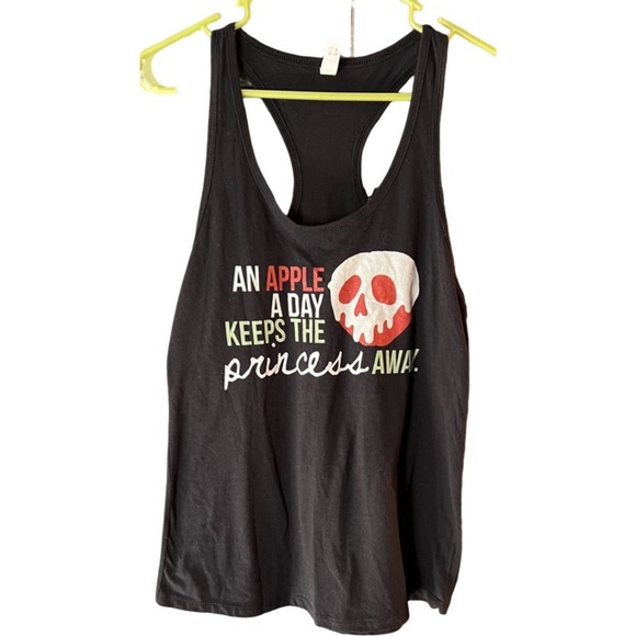 Racerback tank Disney inspired ‘An Apple a Day Keeps The Princesses Away’ - Picture 1 of 2